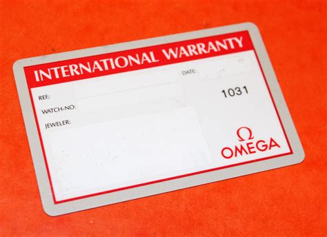 omega watches warranty